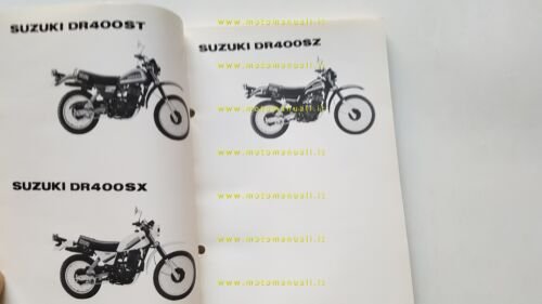 Suzuki DR 400 ST - SX - SZ 1982 catalogo …