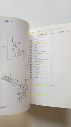 Suzuki DR 400 ST - SX - SZ 1982 catalogo …