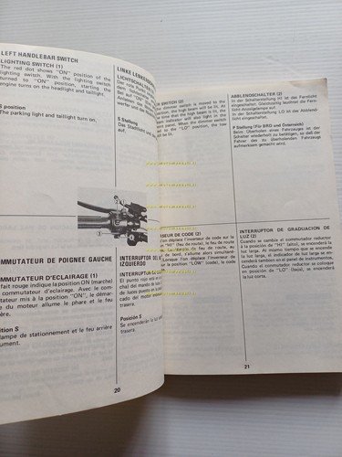 Suzuki DR 500 S 1982-83 manuale uso manutenzione libretto istruzioni …