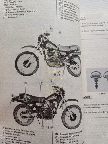 Suzuki DR 500 S 1982-83 manuale uso manutenzione libretto istruzioni …