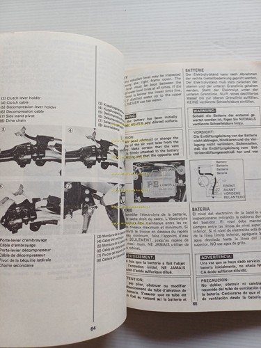 Suzuki DR 500 S 1982-83 manuale uso manutenzione libretto istruzioni …