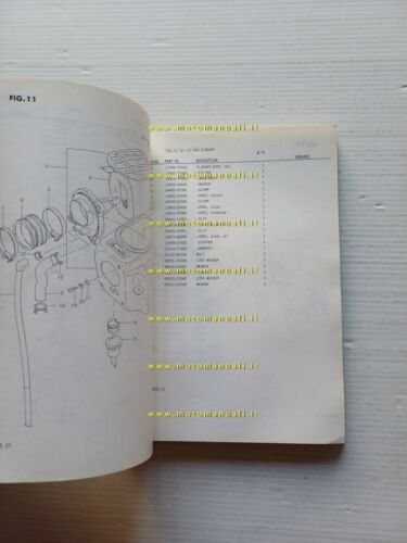 SUZUKI DR 500 SD-SE 1983 enduro catalogo ricambi originale spare …