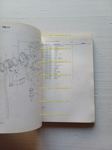 SUZUKI DR 500 SD-SE 1983 enduro catalogo ricambi originale spare …