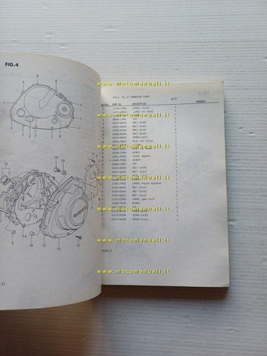 SUZUKI DR 500 SD-SE 1983 enduro catalogo ricambi originale spare …