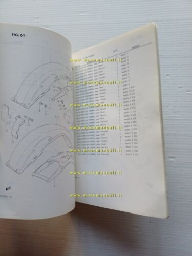 SUZUKI DR 500 SD-SE 1983 enduro catalogo ricambi originale spare …