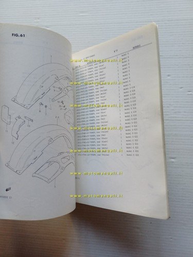 SUZUKI DR 500 SD-SE 1983 enduro catalogo ricambi originale spare …