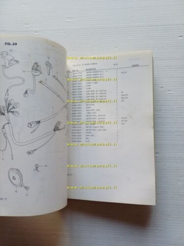 SUZUKI DR 500 SD-SE 1983 enduro catalogo ricambi originale spare …