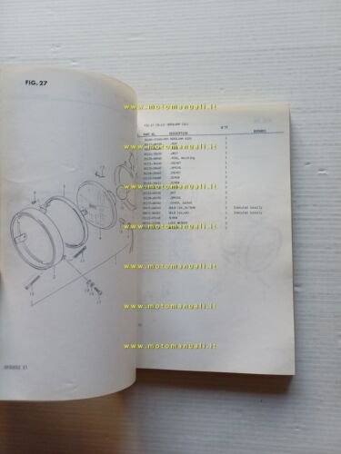 SUZUKI DR 500 SD-SE 1983 enduro catalogo ricambi originale spare …