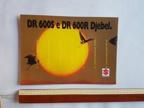 Suzuki DR 600 - DR 600 DJEBEL 1986 depliant originale …