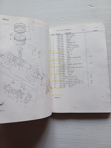 Suzuki DR 600 R RH-RJ 1987-88 catalogo ricambi originale