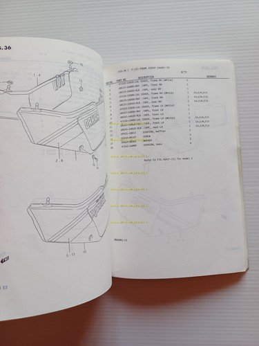 Suzuki DR 600 R RH-RJ 1987-88 catalogo ricambi originale