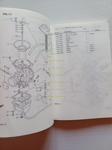 Suzuki DR 600 R RH-RJ-RK 1988-89 catalogo ricambi originale