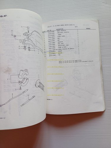 Suzuki DR 600 R RH-RJ-RK 1988-89 catalogo ricambi originale