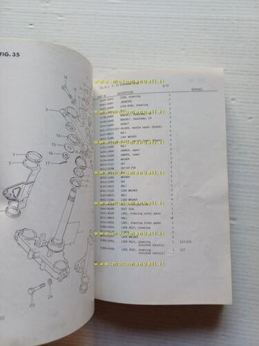 SUZUKI DR 600 RG 1986 enduro catalogo ricambi originale spare …