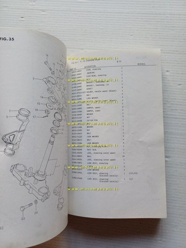 SUZUKI DR 600 RG 1986 enduro catalogo ricambi originale spare …