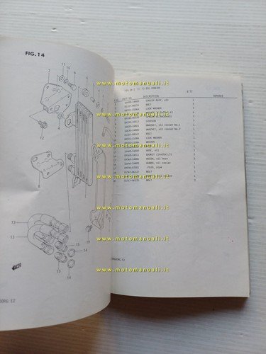 SUZUKI DR 600 RG 1986 enduro catalogo ricambi originale spare …
