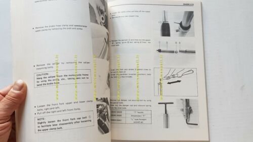 SUZUKI DR 600 S 1984 manuale officina INGLESE originale workshop …