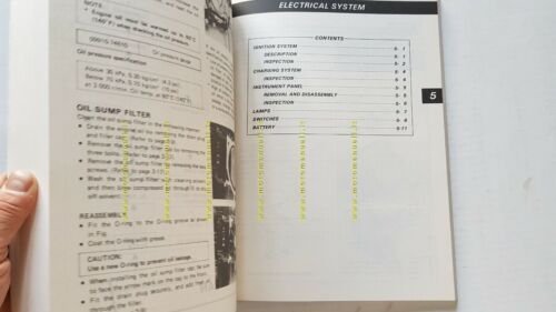 SUZUKI DR 600 S 1984 manuale officina INGLESE originale workshop …