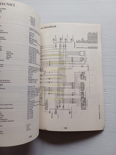 SUZUKI DR 600 S 1984 manuale uso manutenzione ITALIANO originale