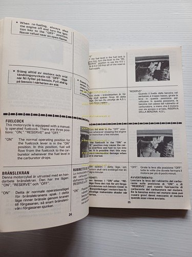 SUZUKI DR 600 S 1984 manuale uso manutenzione ITALIANO originale