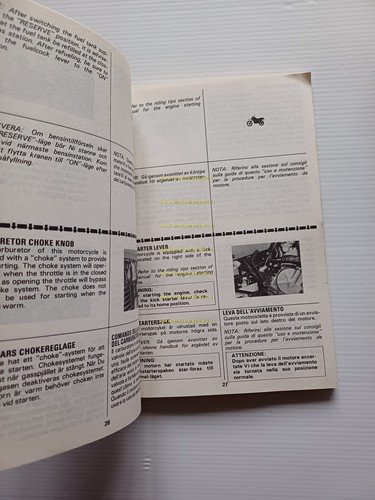 SUZUKI DR 600 S 1984 manuale uso manutenzione libretto originale …