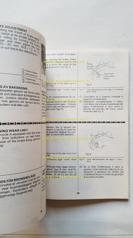 SUZUKI DR 600 S 1984 manuale uso manutenzione libretto originale …