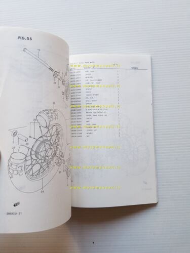 SUZUKI DR 600 S F-G-H 1986 enduro catalogo ricambi originale …