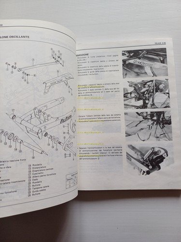 SUZUKI DR 600 SF 1985 manuale officina riparazione ITALIANO originale