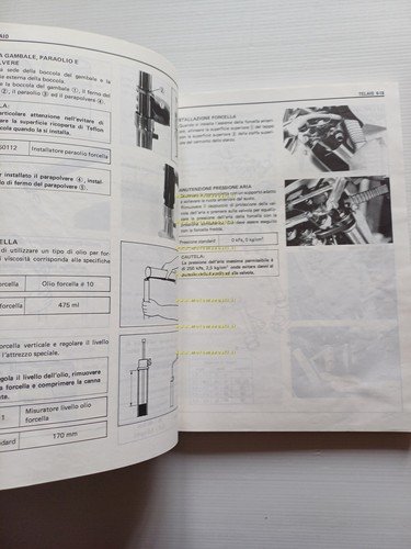 SUZUKI DR 600 SF 1985 manuale officina riparazione ITALIANO originale