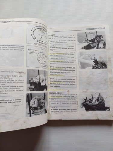 SUZUKI DR 600 SF 1985 manuale officina riparazione ITALIANO originale