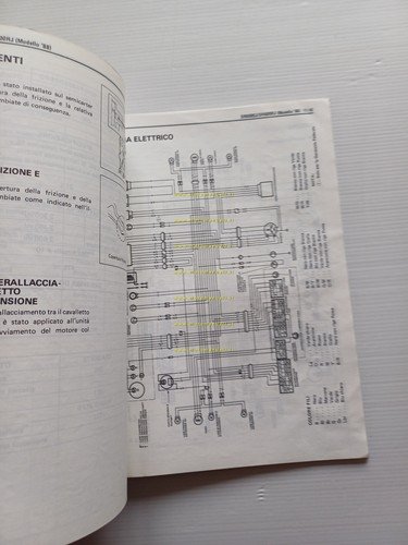 SUZUKI DR 600 SF 1985 manuale officina riparazione ITALIANO originale