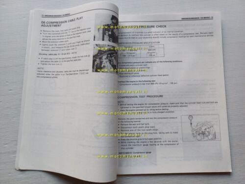 Suzuki DR 650 R ER-S ER 1994 AGGIORNAMENTO manuale officina …