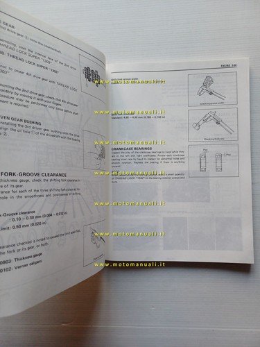 Suzuki DR 650 R-S 1993 manuale officina INGLESE originale