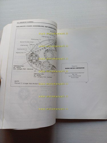Suzuki DR 650 R-S 1993 manuale officina INGLESE originale