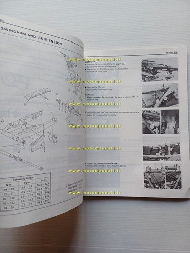 Suzuki DR 650 R-S 1993 manuale officina INGLESE originale