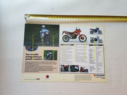 Suzuki DR 650 RS 1989 depliant italiano originale moto brochure