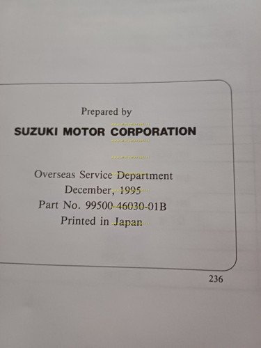 Suzuki DR 650 SE 1996 manuale officina riparazione ITALIANO originale