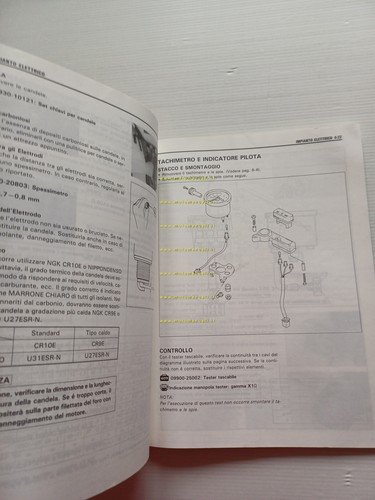 Suzuki DR 650 SE 1996 manuale officina riparazione ITALIANO originale