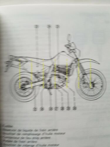 SUZUKI DR 650 SE 1996 manuale uso manutenzione FRANCESE originale …