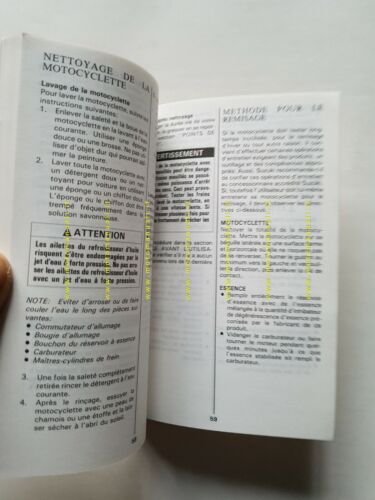 SUZUKI DR 650 SE 1996 manuale uso manutenzione FRANCESE originale …