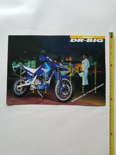 SUZUKI DR 750 BIG Enduro depliant italiano originale moto