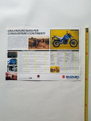 SUZUKI DR 750 BIG Enduro depliant italiano originale moto