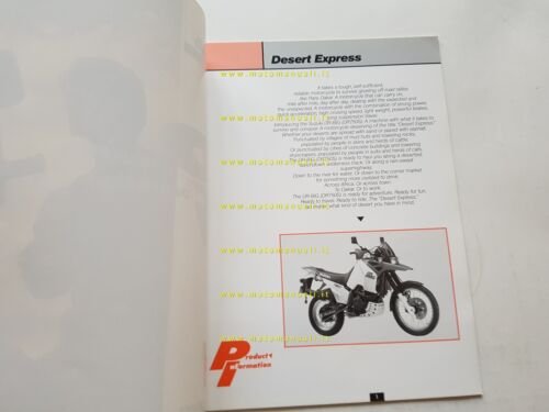 Suzuki DR 750 S DR-BIG 1988 cartella stampa originale