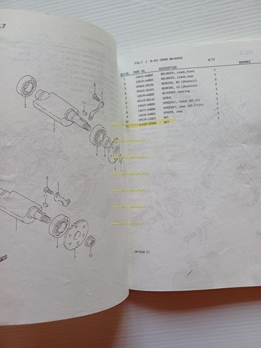 Suzuki DR 750 SJ-SK 1988-89 catalogo ricambi originale