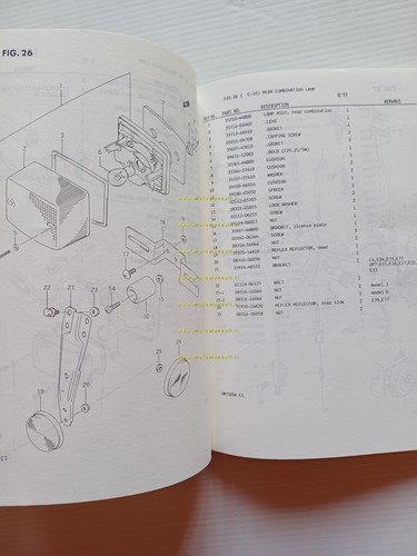 Suzuki DR 750 SJ-SK 1988-89 catalogo ricambi originale