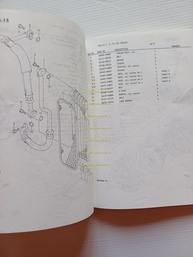 Suzuki DR 750 SJ-SK 1988-89 catalogo ricambi originale