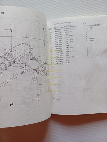 Suzuki DR 750 SJ-SK 1988-89 catalogo ricambi originale