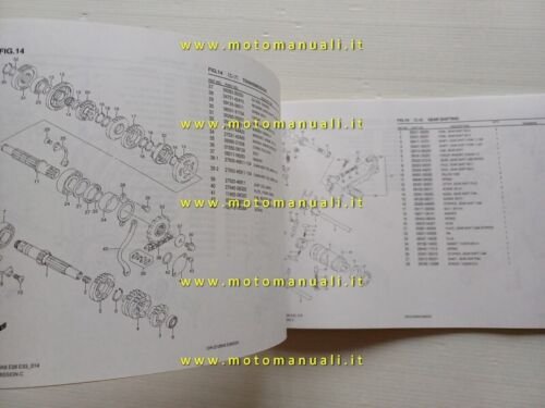 Suzuki DR-Z 125 K8 2007 catalogo ricambi ORIGINALE spare parts …