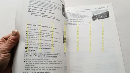 Suzuki DR-Z 400 E 2000 manuale officina ENGLISH originale WORKSHOP …