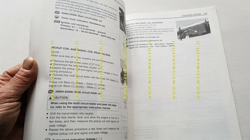 Suzuki DR-Z 400 E 2000 manuale officina ENGLISH originale WORKSHOP …